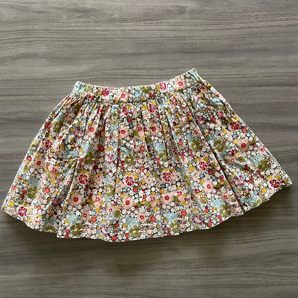 Bonpoint Floral A-Line Dress with Pink and Green
